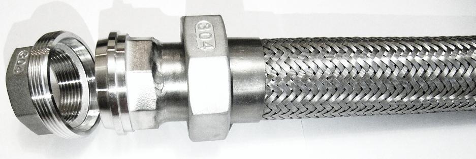 Металлорукав высокого давления из нержавеющей стали с американками