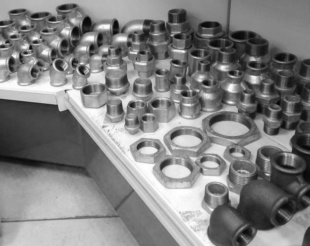 Фитинги чугунные муфта, ниппель, уголок, отвод, тройник, американка, футорка, крестовина, контргайка