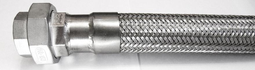 МРВД Металлорукав высокого давления из нержавейки по кроям соединение американка