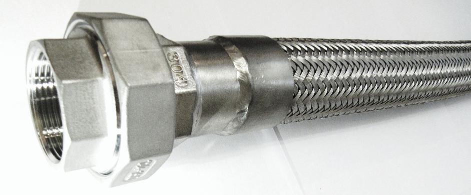 МРВД Металлорукав высокого давления из нержавейки по кроям соединение американка