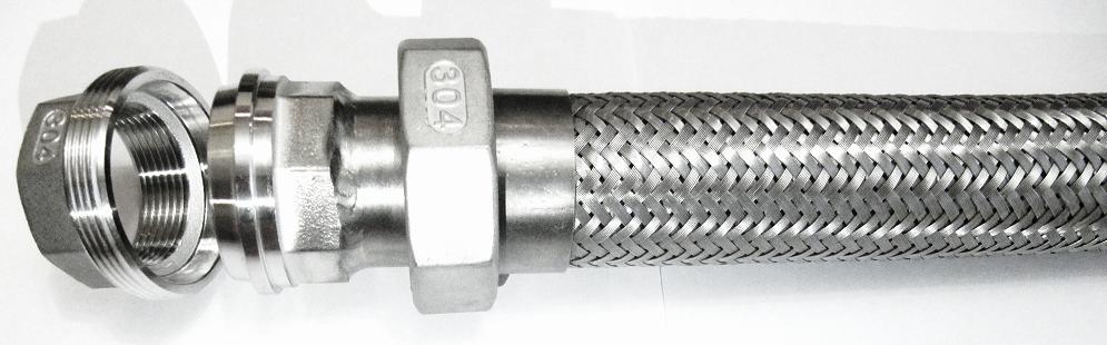 МРВД Металлорукав высокого давления из нержавейки по кроям соединение американка