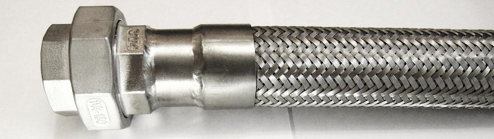 МРВД Металлорукав высокого давления из нержавейки по кроям соединение американка