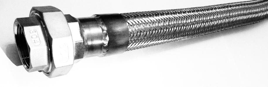 РВД Рукав высокого давления металлорукав из нержавейки 304 разъемное соединение американка (сгон) из нержавейки 304, ДУ 15 - 1/2 дюйма, 20 - 3/4 дюйма, 25 - 1 дюйм, 32 - 11/4 дюйма, 40 - 11/2 дюйма, 50 - 2 дюйма