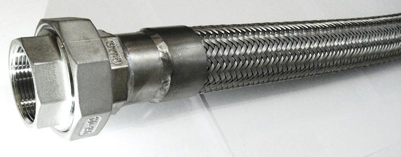 МРВД Металлорукав высокого давления из нержавейки по кроям соединение американка