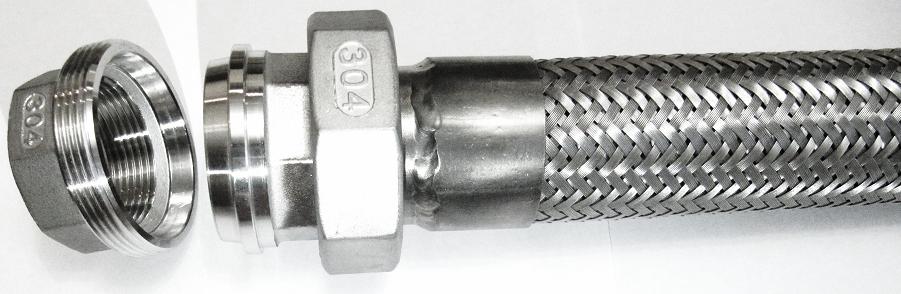 МРВД Металлорукав высокого давления из нержавейки по кроям соединение американка