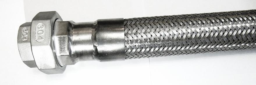 РВД Рукав высокого давления металлорукав из нержавейки 304 разъемное соединение американка (сгон) из нержавейки 304, ДУ 15 - 1/2 дюйма, 20 - 3/4 дюйма, 25 - 1 дюйм, 32 - 11/4 дюйма, 40 - 11/2 дюйма, 50 - 2 дюйма