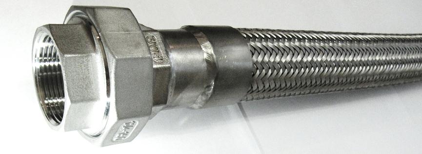 МРВД Металлорукав высокого давления из нержавейки по кроям соединение американка