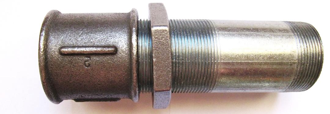 Сгон в сборе с муфтой и контргайкой.