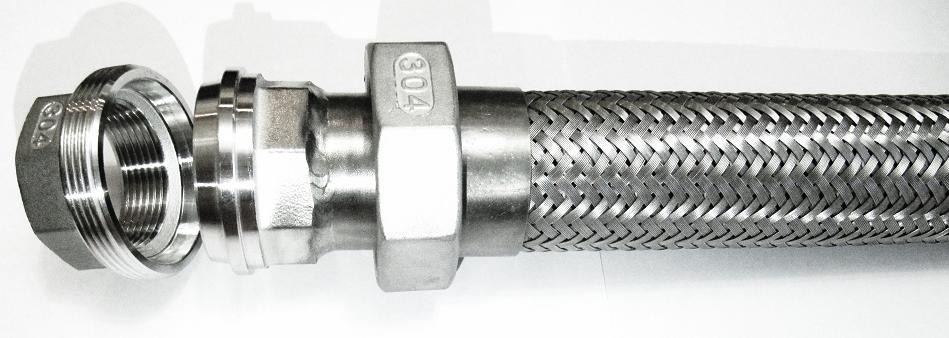 Металлорукав высокого давления из нержавеющей стали с американками