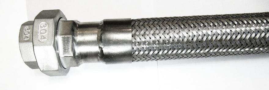 РВД Рукав высокого давления металлорукав из нержавейки 304 разъемное соединение американка (сгон) из нержавейки 304, ДУ 15 - 1/2 дюйма, 20 - 3/4 дюйма, 25 - 1 дюйм, 32 - 11/4 дюйма, 40 - 11/2 дюйма, 50 - 2 дюйма