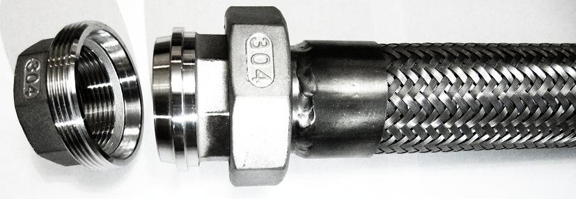 Металлорукав высокого давления с американкой