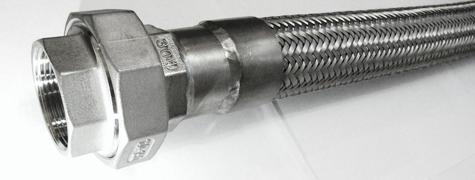 МРВД Металлорукав высокого давления из нержавейки по кроям соединение американка