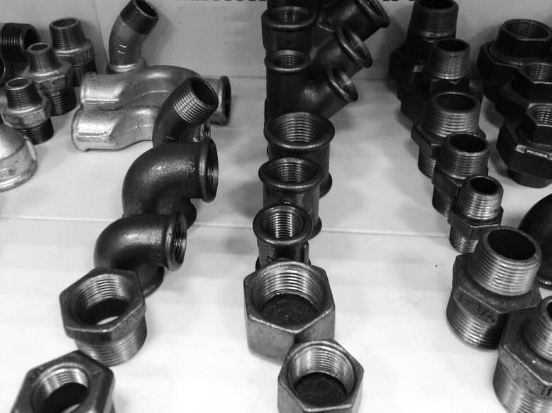 Фитинги чугунные муфта, ниппель, уголок, отвод, тройник, американка, футорка, крестовина, контргайка