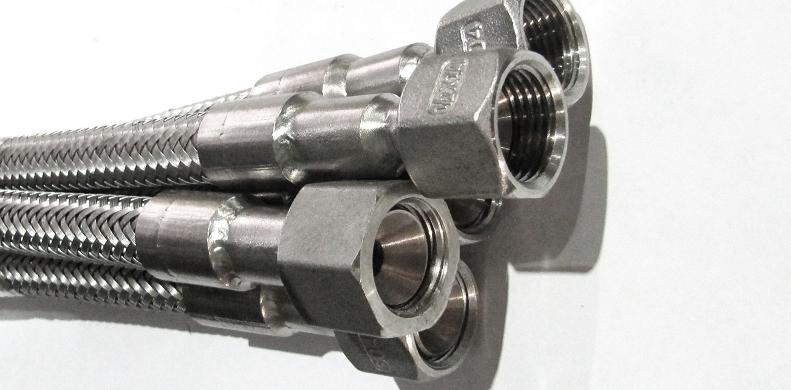 Металлорукав уплотнительный фальц конус 74 градуса с накидной гайкой