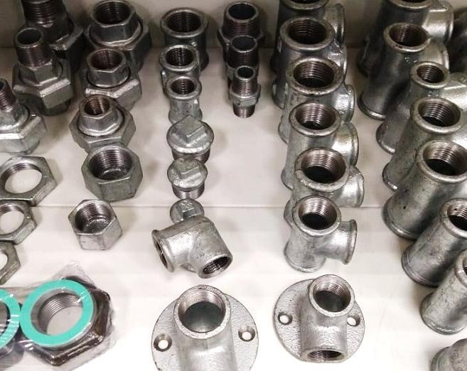 Фитинги чугунные муфта, ниппель, уголок, отвод, тройник, американка, футорка, крестовина, контргайка