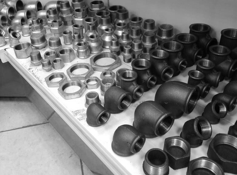 Фитинги чугунные муфта, ниппель, уголок, отвод, тройник, американка, футорка, крестовина, контргайка